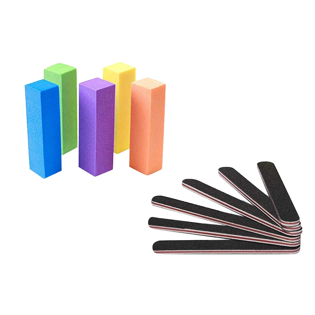 1 conjunto de arquivos de polimento de unhas, material durável portátil, fácil operação, ferramenta de manicure para salão de beleza e uso doméstico