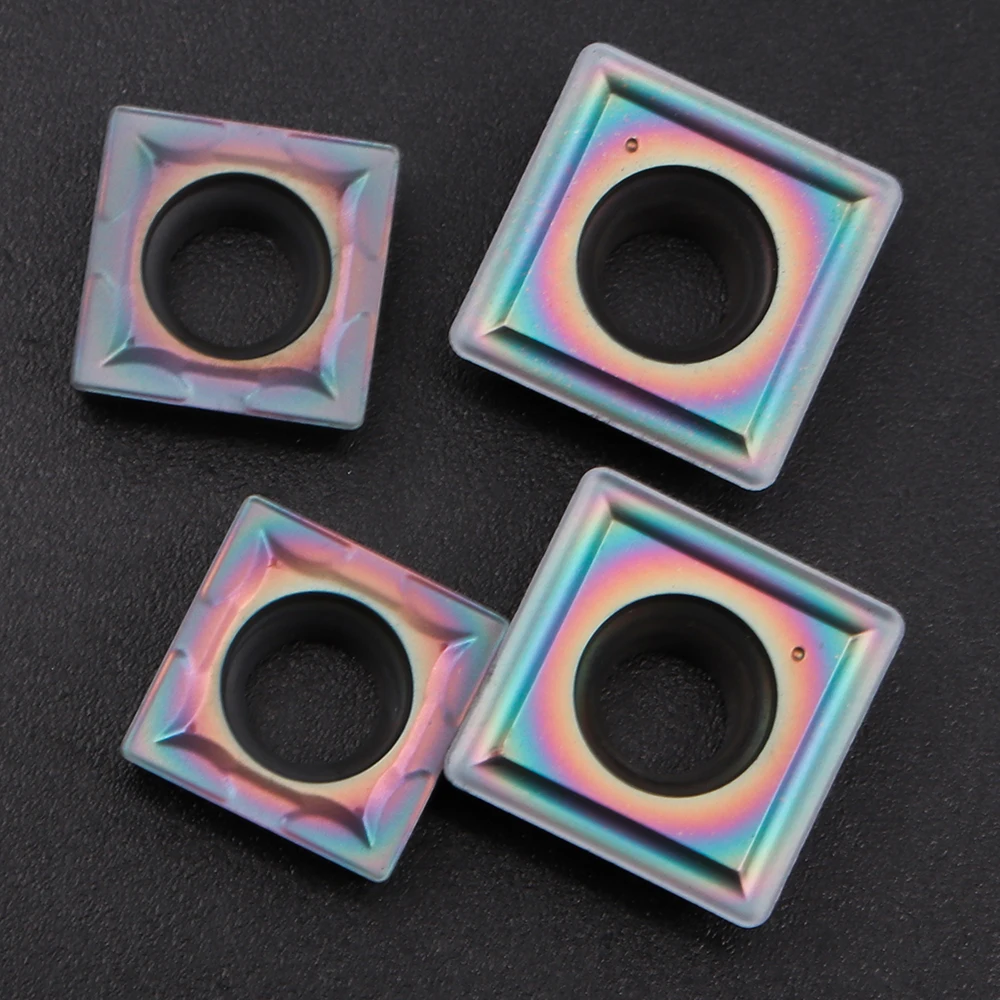 Herramientas de torneado interno de alta calidad, insertos de carburo multicolor SCMT09T304 SCMT09T308 SCMT120404 SCMT120408