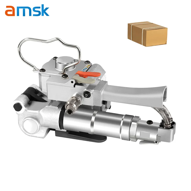 A19 Portable Pneumatic Semi-Automatic Strapping Machine PP/PET Tensioner For Food For Carton Packaging