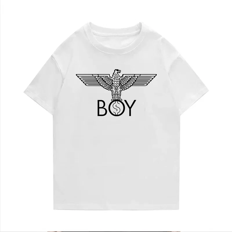 Mens Clothes Men Fashion Brand T Shirt Boy London Tops Tees Eagle High Quality Short Sleeve Tee Shirts Male Clothing Letter Prin