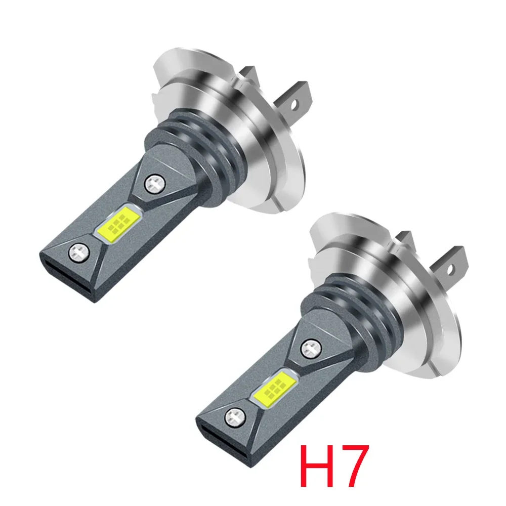 2Pcs H7 LED Car Headlight Motorcycle H4 Fog Lamps H1 H3 Auto Bulb H8 H9 H11 HB4 20000Lm 6000K Bright Light 12v 24V Aileo Canbus