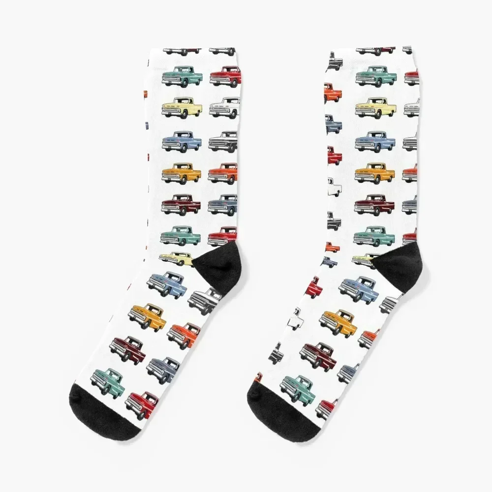 

60's C Truck Socks hip hop summer snow winter thermal Socks For Men Women's