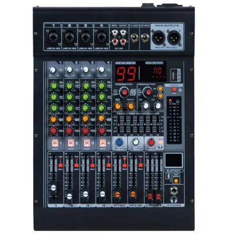 MC Professional 99 DSP+usb+bluetooth+mp3 pro audio mixer 4/6/8/12/16/24 Channels sound processor equipment Stereo Club Stage