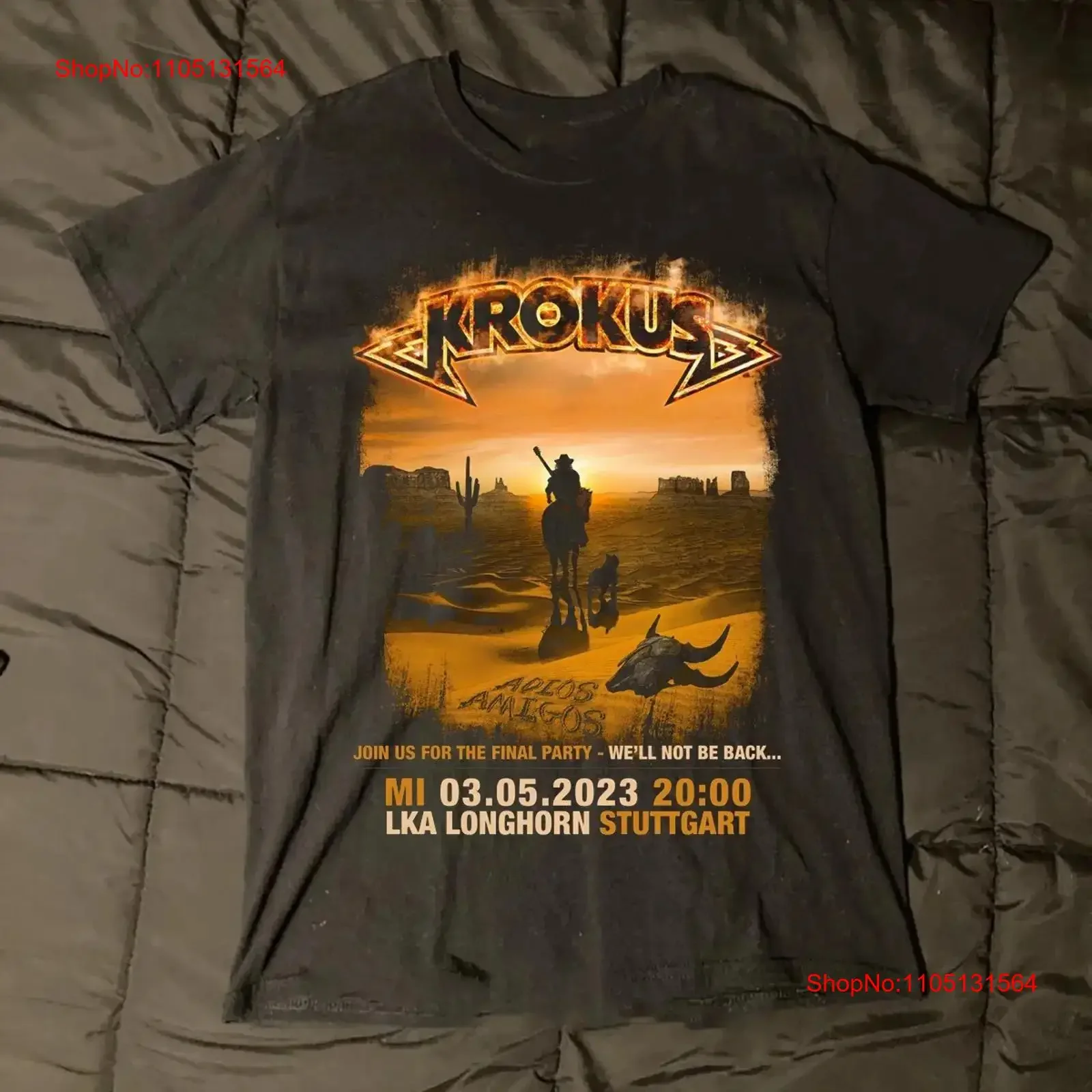 Krokus band tour 2023 para fã s a 5xl t camisa vintage lavado streetwear elegante roupas de grife macio respirável