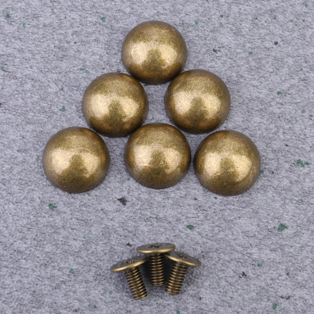 

20pcs Mushroom Zinc Alloy Screwback Studs For Diy Decoration Punk Metal Rivet Fashion Semicircular Rivet Hardware Fastener