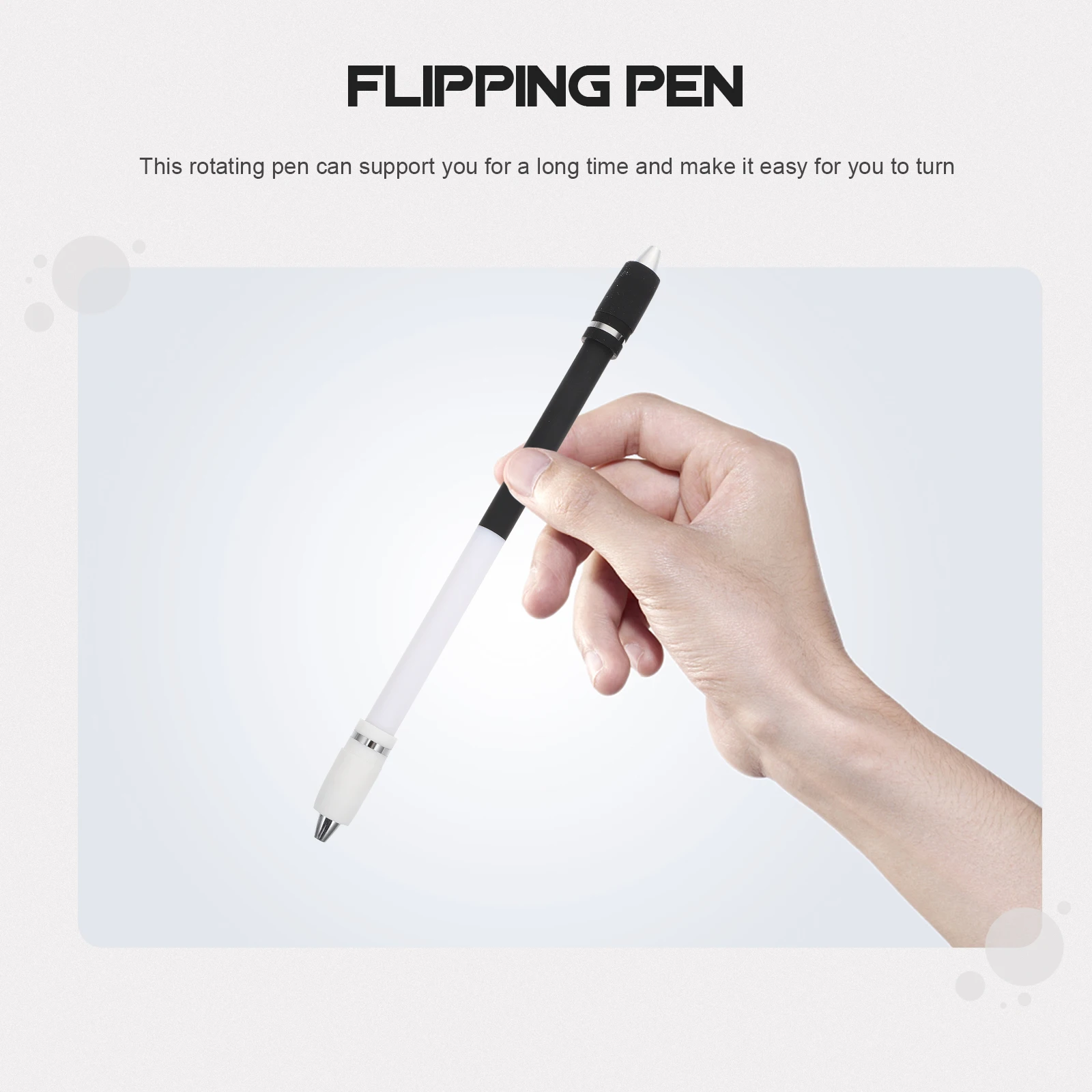 

2Pcs Creative Portable Rotating Pen Interesting Finger Pen for Kids Relaxation and Fun Students Toy