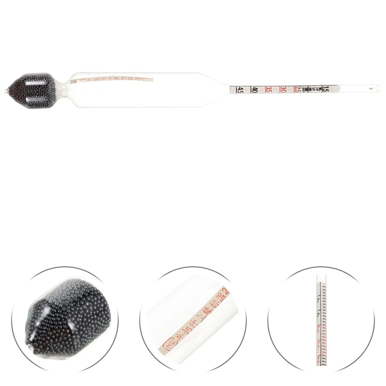 

4Pcs Milk Hydrometer Set for Accurate Dairy Density Measurement Manual Testing Tool Cow Goat Milk Fat Content Analysis Lab