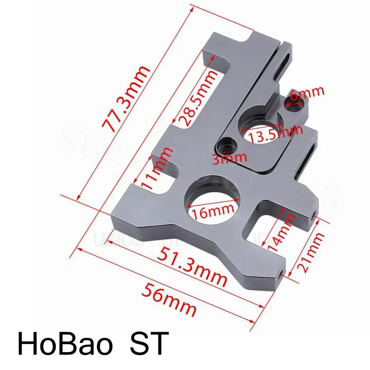 HOBAO Metal OP Spare Parts Steering Cup Dog Bone Rear Axle Mount CVD Rear Hub Carrier(L/R) Chassis Support Rod 8SC/H9 VS MT ST