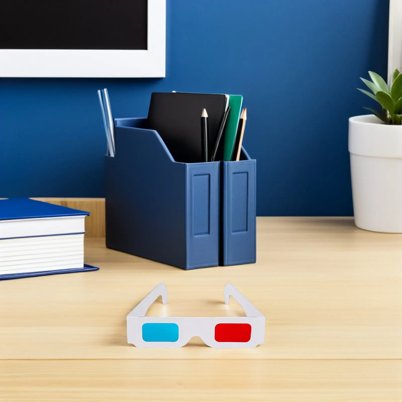 

200 шт. красно-синих анаглифных 3D-очков из картона: легкие и удобные для просмотра фильмов, игр, художественных работ и стереоскопического просмотра в кинотеатре