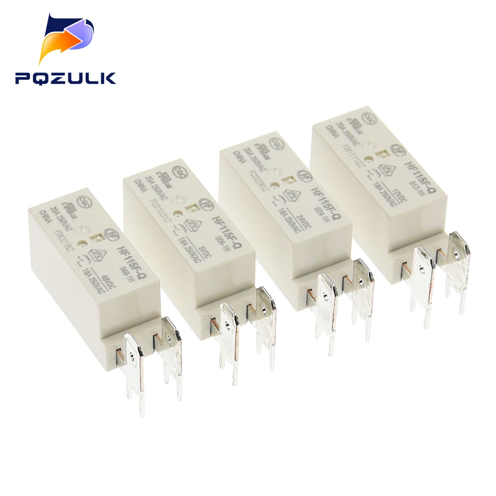 

1PCS 100%Original New HONGFA HF115F-Q JQX-115F-Q 048-1H JQX-115F-Q-012-1H HF115F-Q-024-1H 18A 5VDC Power Relay