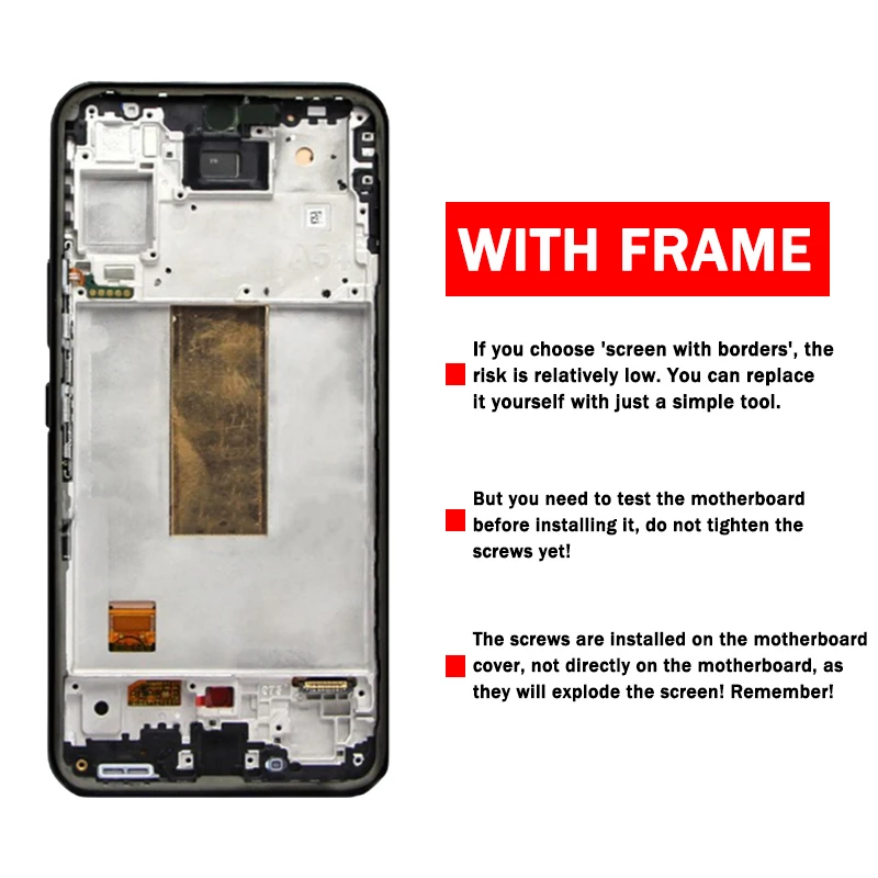 OLED Quality A54 Display For Samsung  A54 5G LCD A546B A546E A546U Display Touch Screen Digitizer Assembly Replacement