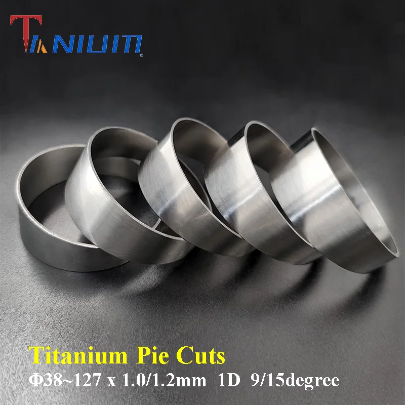 32-51mm 9degree Titanium Tight Radius And Loose Radius 1.0/1.2mm Pie Cut For Car Exhaust