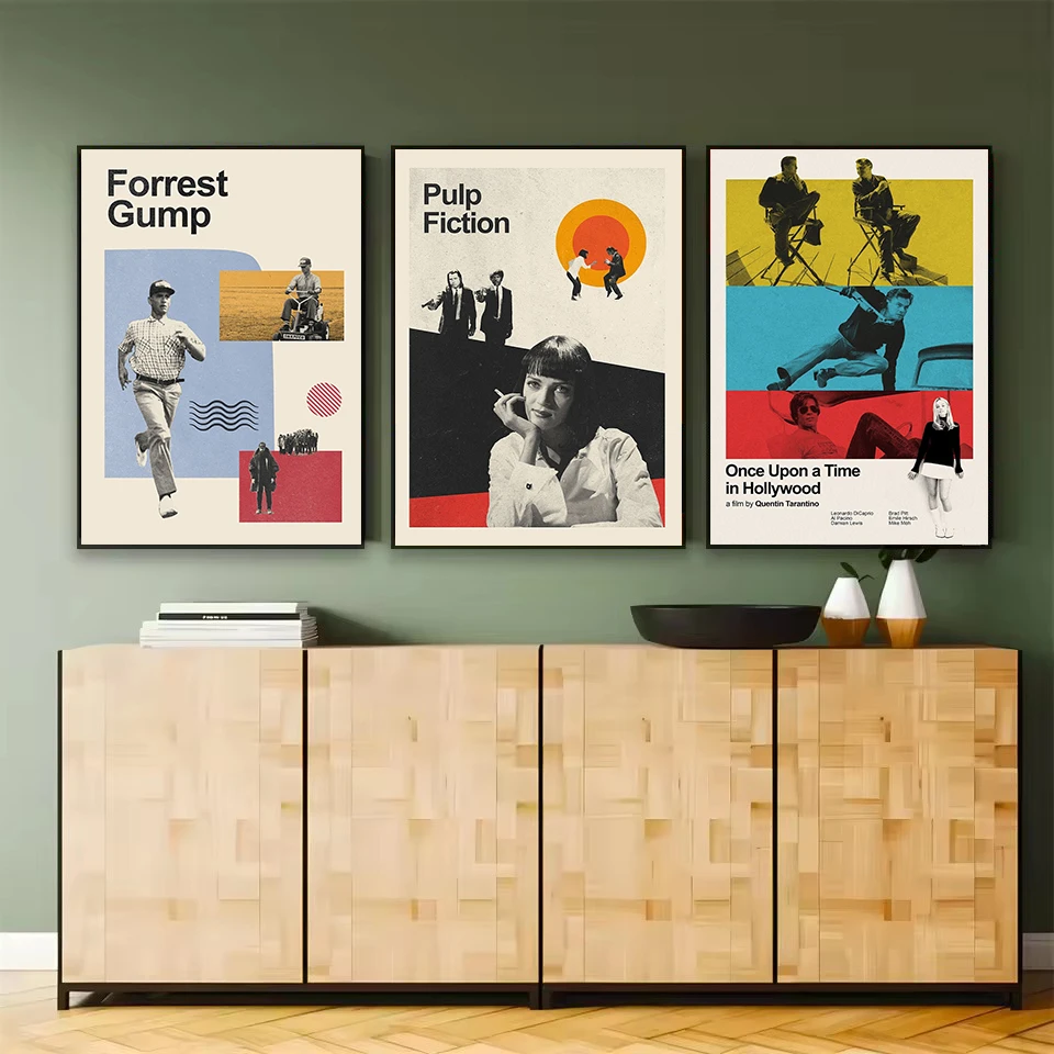 Vintage Classic Movies Collection Kill Bill Retro Film Aesthetics Poster Canvas Painting Wall Pictures Home Bedroom Decor