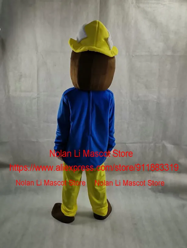 Costume de mascotte d'électricien pour adultes, ensemble de dessin animé, jeu de plis, fête d'anniversaire, jeu publicitaire, cadeau de Noël, haute qualité, 771