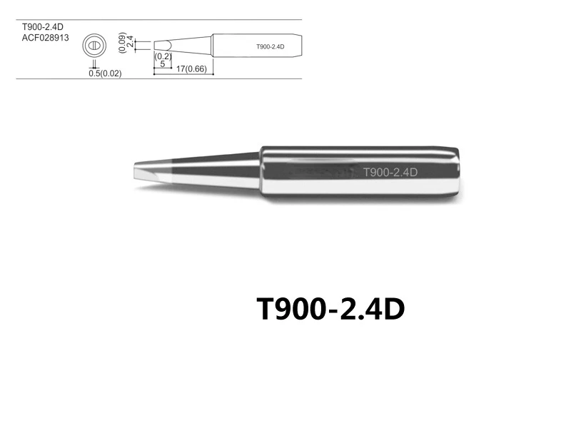 Original ATTEN 900M-T Serie Löt spitzen, 936 Lötkolben Ersatz, hohe Qualität, T900-0,8 D, 1,2 D, 1,6 D, 2,4 D, 3,2 D, 1P