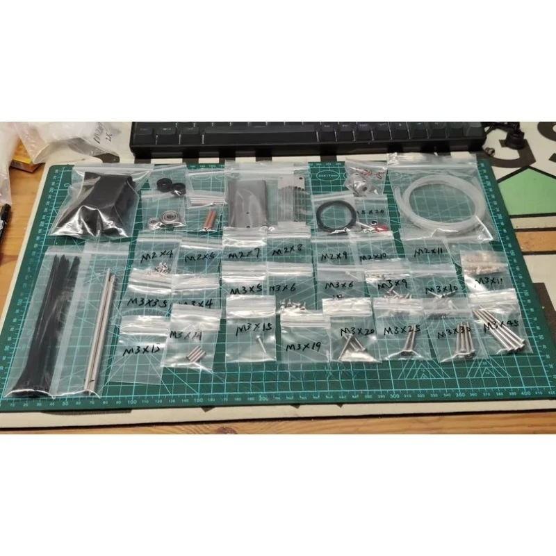 For M-Jet 35 Jet Drive Pump Full Set Metal Hardware Kit, 3D Printed Jet Kart Boat Build Parts, Propulsion System Accessories