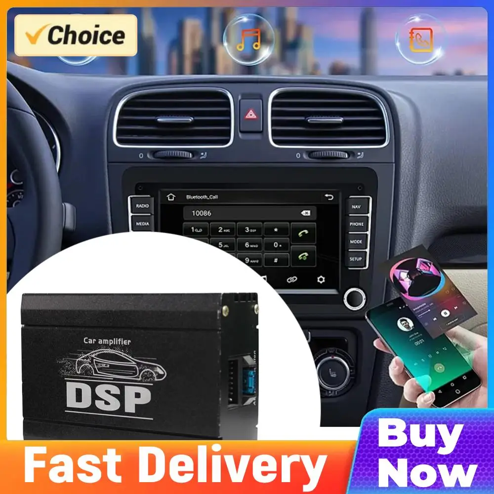 

Car DSP Digital Audio Processor 4-Channel DSP Car Power Amplifier Car DSP Amplifier for Car Audio Enhancement