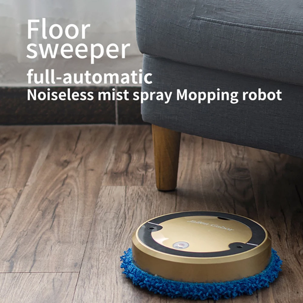 New Mopping with Sprayer Machine Wet and Dry Smart Home Floor Sweeping Automatic Electric Floor Mops Floor Steam Cleaner Robot