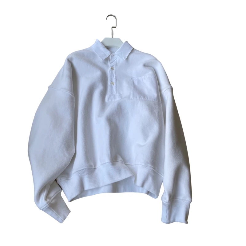

25 Popular European and American Style High-Grade Cashmere Warm Banquet Women's Shirt Trendy All-Matching Beautiful SimpleA25282