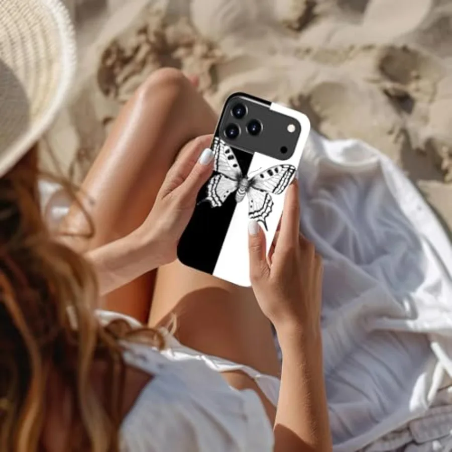 جراب iPhone 17 Pro Max - متوافق مع الشحن اللاسلكي - غلاف صلب مزدوج الطبقة + غطاء سيليكون - هاتف واقٍ مقاوم للصدمات #3