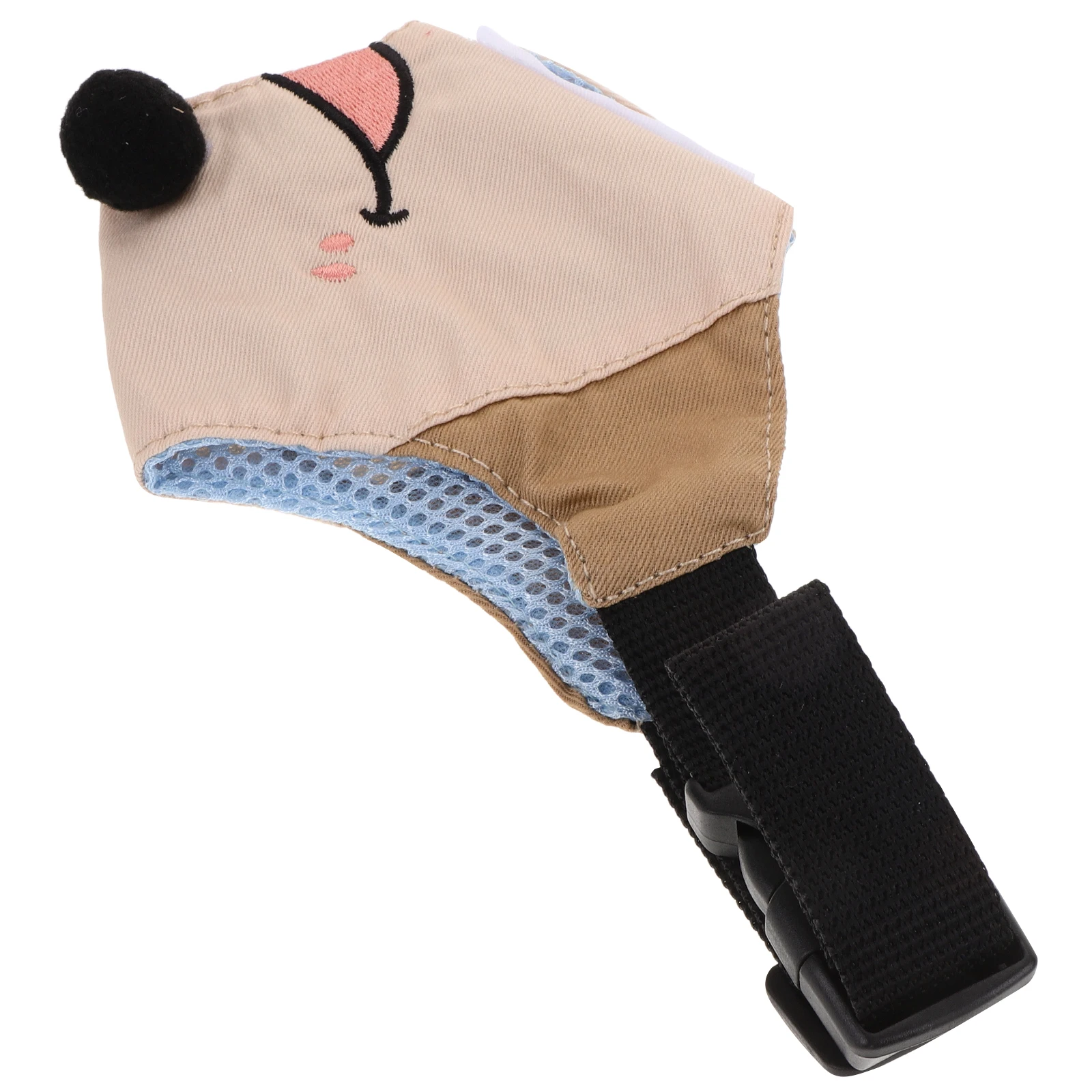 

Pet Dog Mouth Cover Training Muzzle Adjustable Nail Safety Biting Grooming for Dogs Canvas Cloth Large