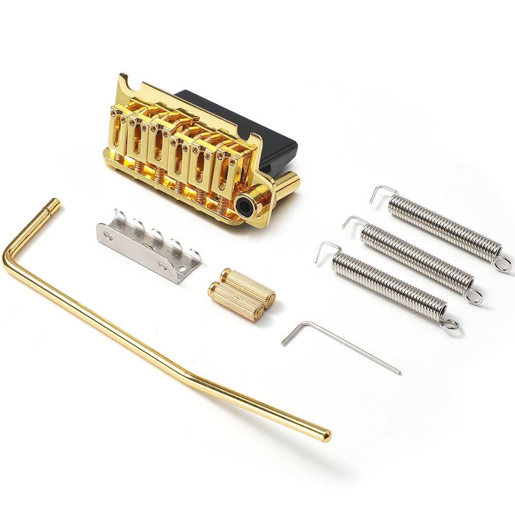 2 Point Tremolo Bridge 2 Post Point Electric Guitar Tremolo System Bridge for 6 String Electric Guitar Replacement Parts