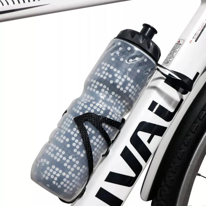 Bicycle Water Bottle Outdoor For Road Cycling MTB Bike Equipment Sport Dual Layer Thermal Keeping Hot Cold Water Bottles 710ML