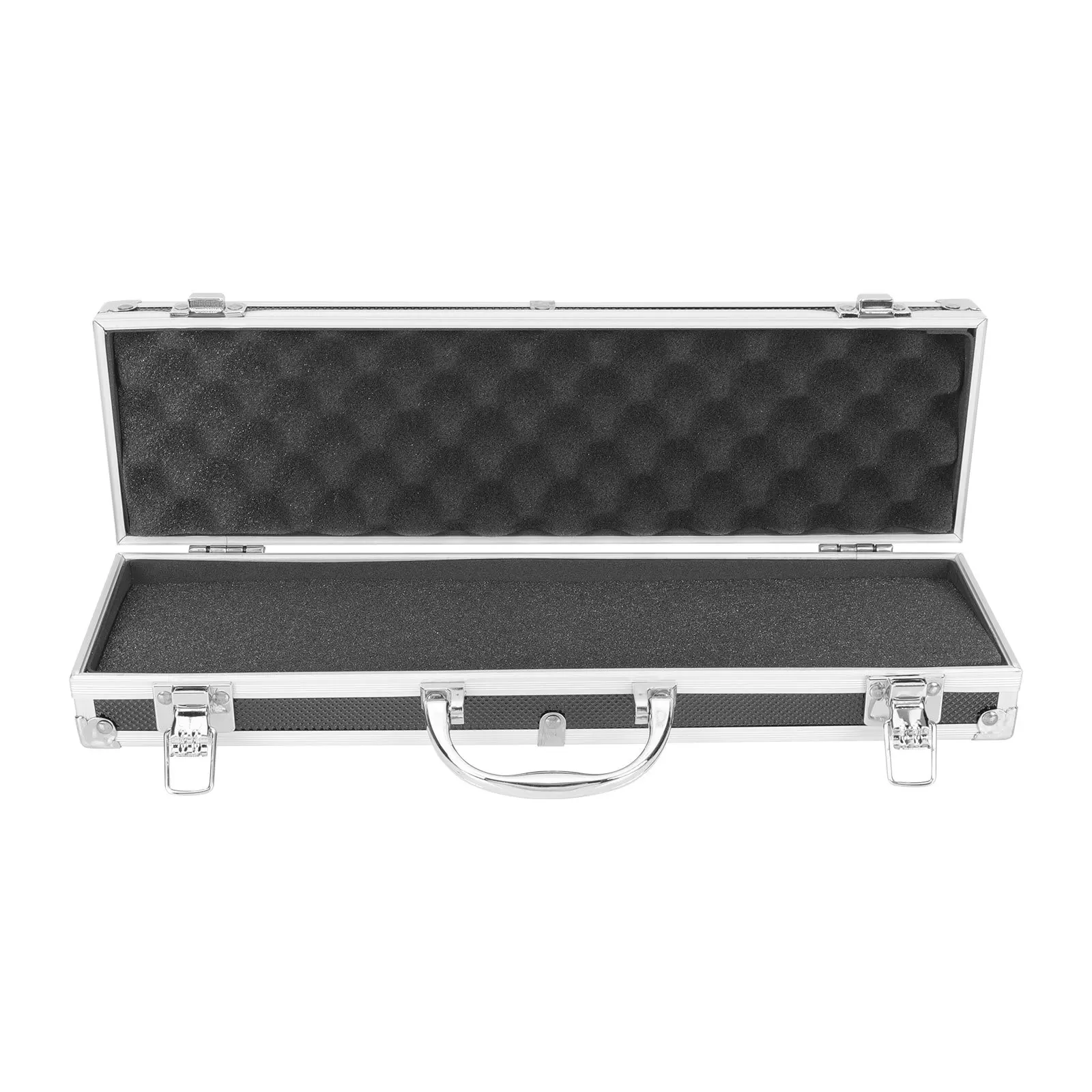 

Large Capacity Tools Storage Case Sturdy Aluminum Alloy Toolbox Buckle and Pearl Cotton Lining for Handheld Outdoor