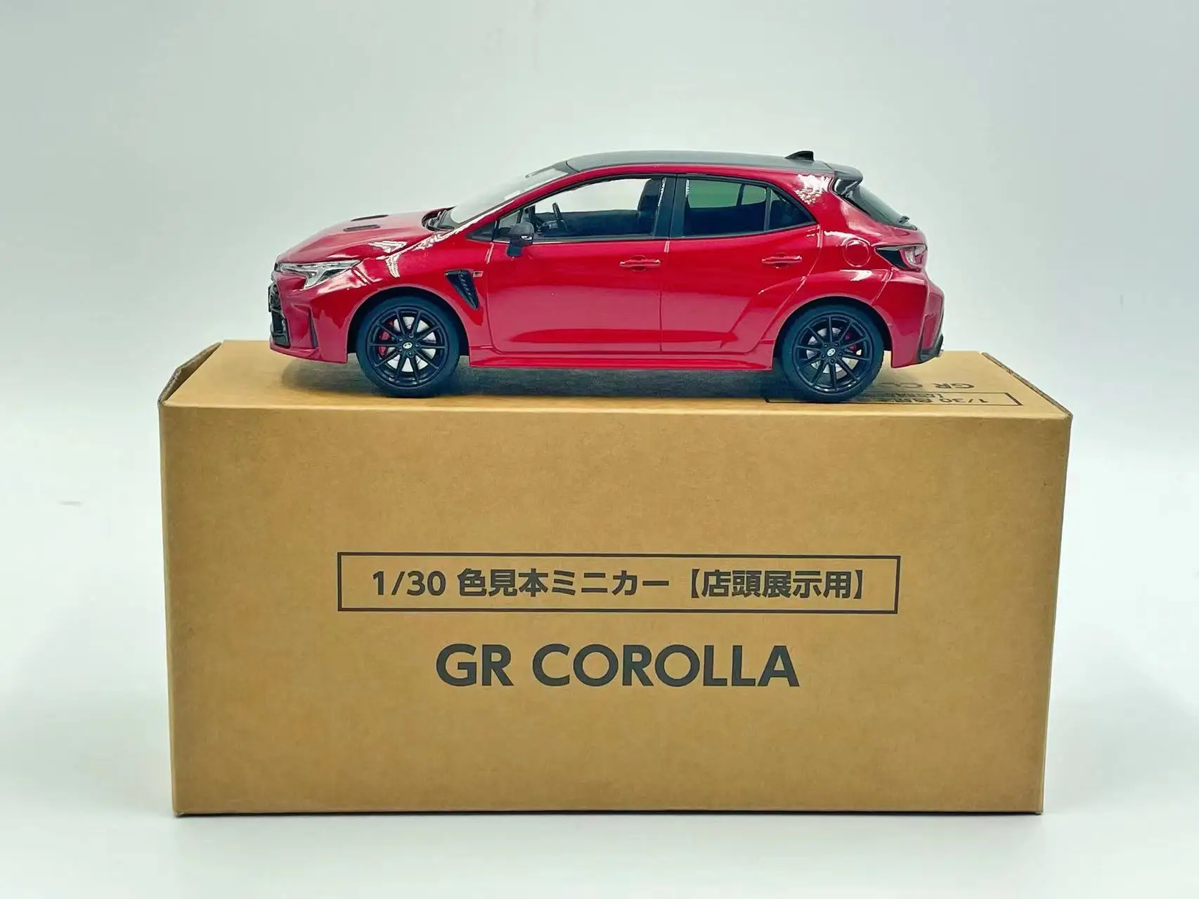 GR COROLLA カラーサンプルミニカー　1/30 送料無料 1/30 トヨタ GR カローラ ブラック カラーサンプルミニカー
