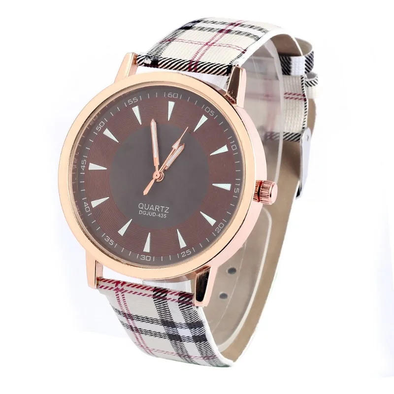 Men's Couple Watch Women's Belt Grid Watch