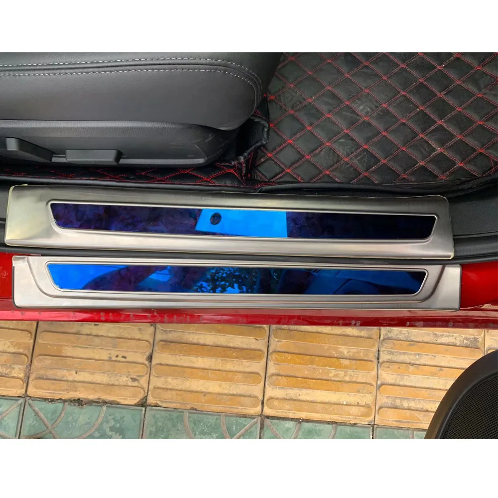 External Door Sill Scuff Plate Cover Decoration Threshold Strip Pedal Accessories For Mazda 6 Mazda6 Atenza 2020 2021 2022 2023