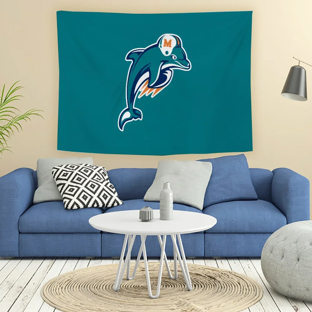 Decorative Wall Tapestry on the Wall Miami DolphinS Sailor Moon Decoration for Bedroom Psychedelic Kanye Decor Room Aesthetic