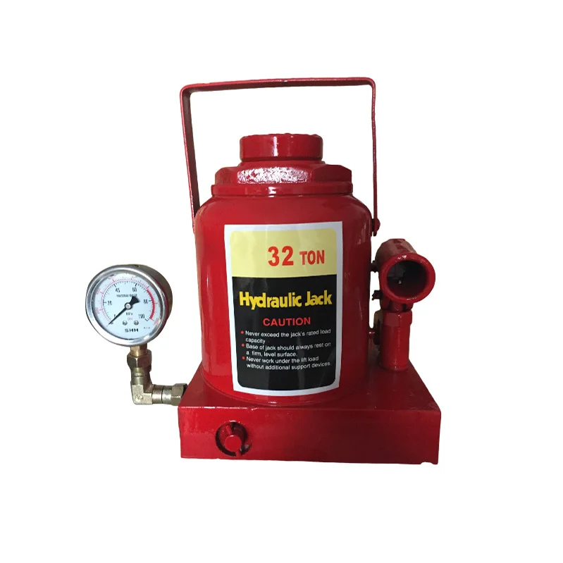 

All Terrain Pallet Jack Four Wheel Jack Hydraulic Jack With Pressure Gauge