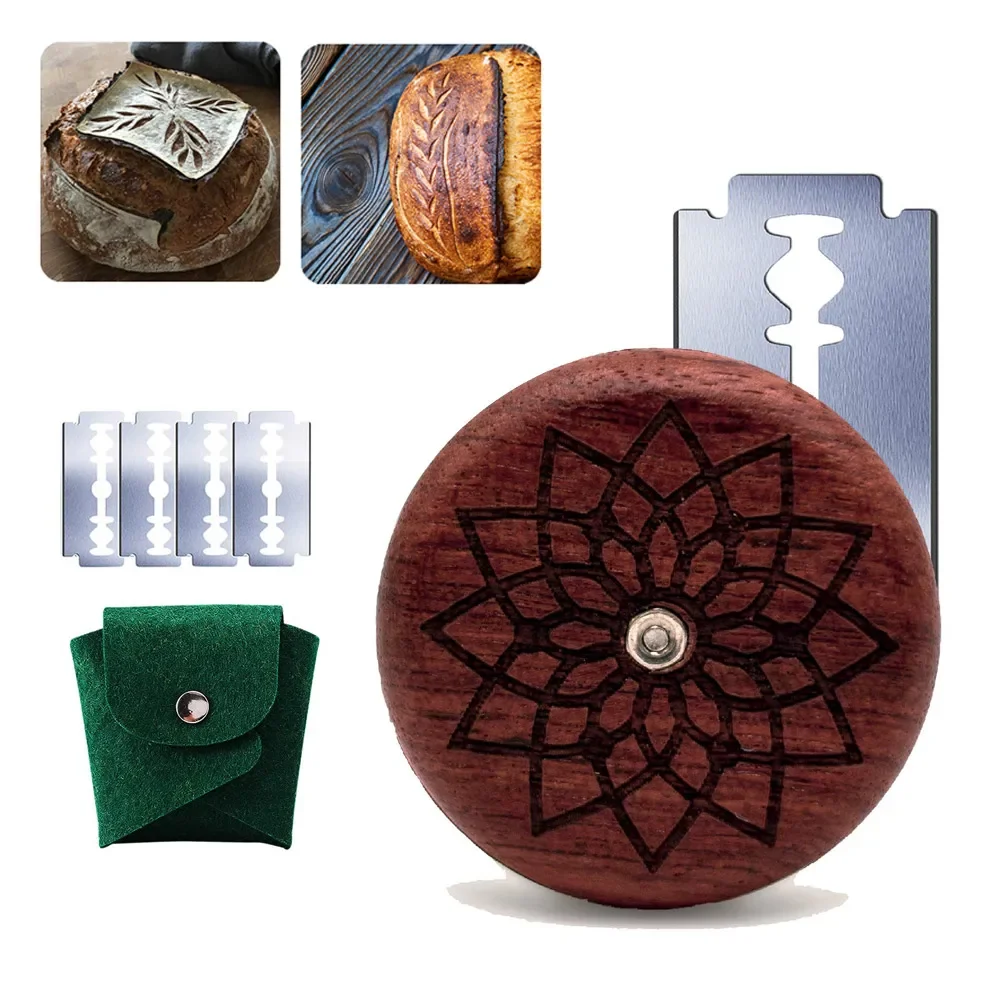 빵 Lame 반죽 DIY sour반죽 빵 빵 굽는 사람을위한 득점 공구 UFO 빵 Lame 절단기 공구 절단 빵 득점 칼 빵 굽는 사람 Lame