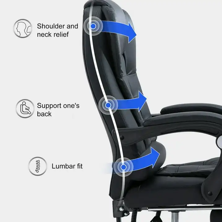 High Back Modern Swivel Ergonomic Executive Leather Office Chairs