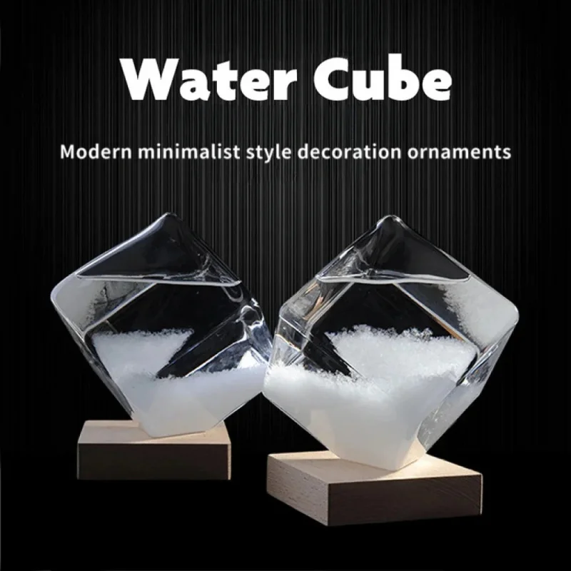 زجاجة توقعات الطقس الزجاجية البوروسيليكات العالية الأنيقة والرائعة هدية إبداعية لتزيين المنزل هدية عيد الحب #1