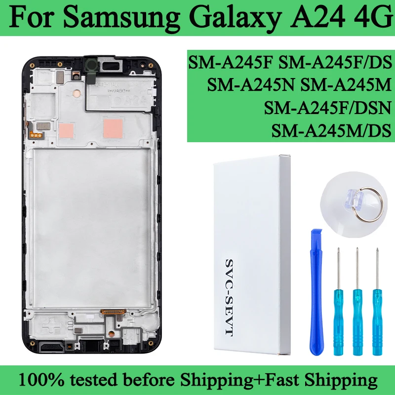 SM-A245F A245M A245N A245M/DS A245F/DSN Premium Lcd For Samsung Galaxy A24 4G Display Touch Screen Digitizer Panel Assembly