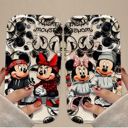 Disney Mickey Minnie Case For Xiaomi Redmi Note 13 11 12  Pro Plus 4G 5G 11S 12S 10 10S 9 9S 8 13C 12C 10C Soft Silicone Cover