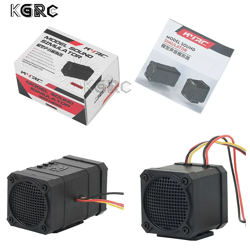 

Remote car Two-channel Sound Simulator 10 Sound Effect Speakers Linkage Engine Sound Group for 1/10 RC Crawler SCX10 TRX-4 D90