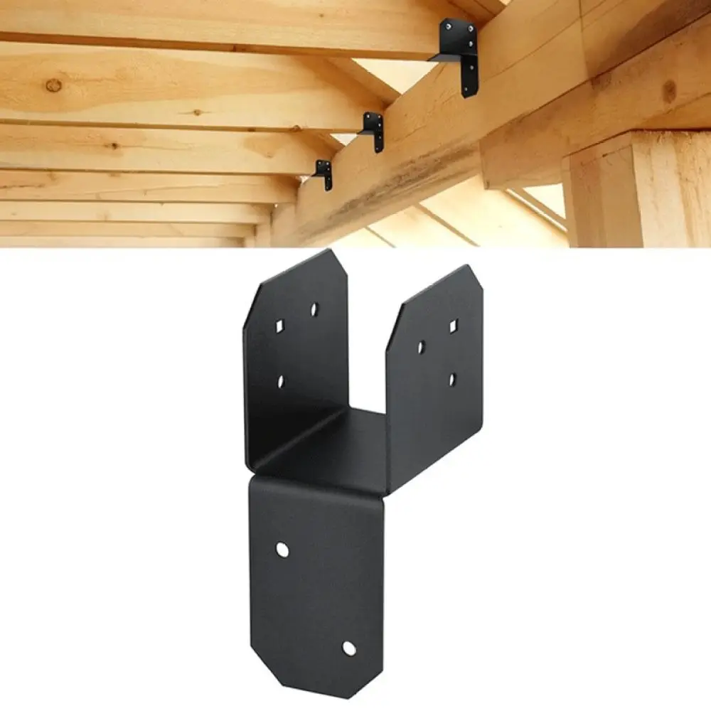 Heavy Duty Metal Joist Hanger For RTF Timber Frame Connector Beam Support Bracket Wood Pergola Construction Hardware