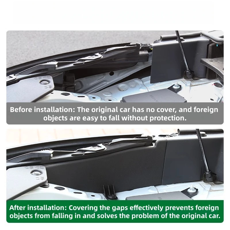Geeignet für Toyota Highlander Motorhaube, Kratzschutz und Kotflügel, Motorhauben-Seitenschutz, Langlebiges Hitzebeständiges Auto-Zubehör – Detail 4