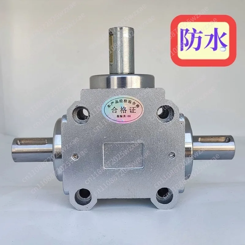 Stainless Steel Right Angle Steering Box Cast Steel Gearbox 40N.M Large Load 2.5 Module 16 Teeth 90 Degree Commutator Gear