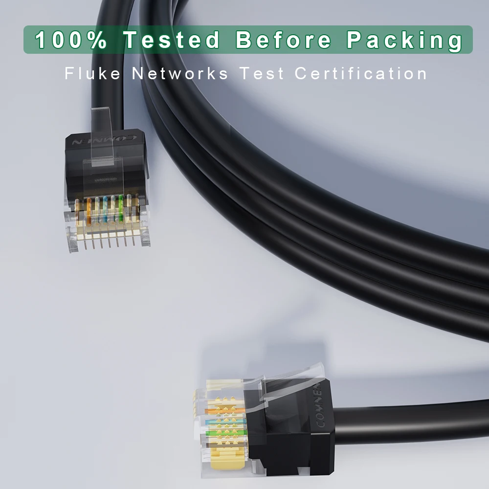 Patchtek Cat6A RJ45 Slim Ethernet Cable 10Gbps Cat 6A Patch Cord Cat6 UTP Network for Patch Panel to Switch, Flexiable Cat6