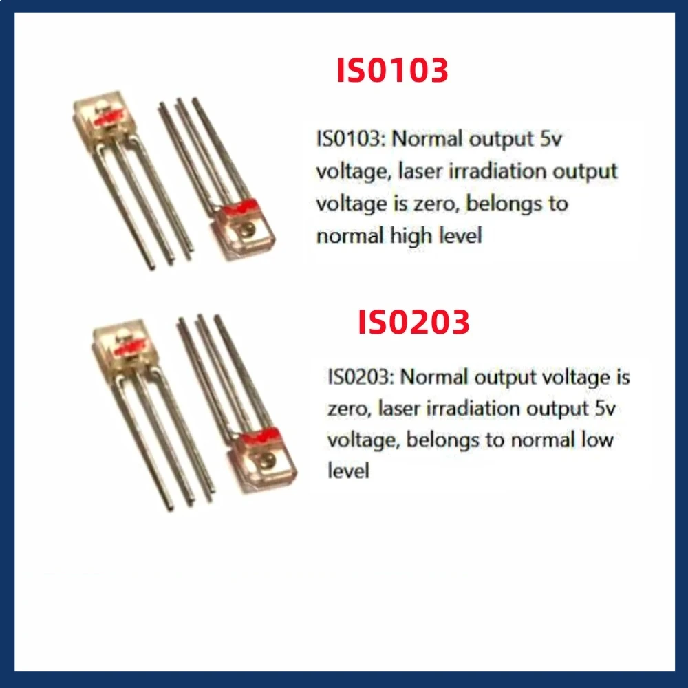 10PCS  IS0103 Laser receiver tube-to-tube (non-modem) Normal high/low level IS0103/IS0203