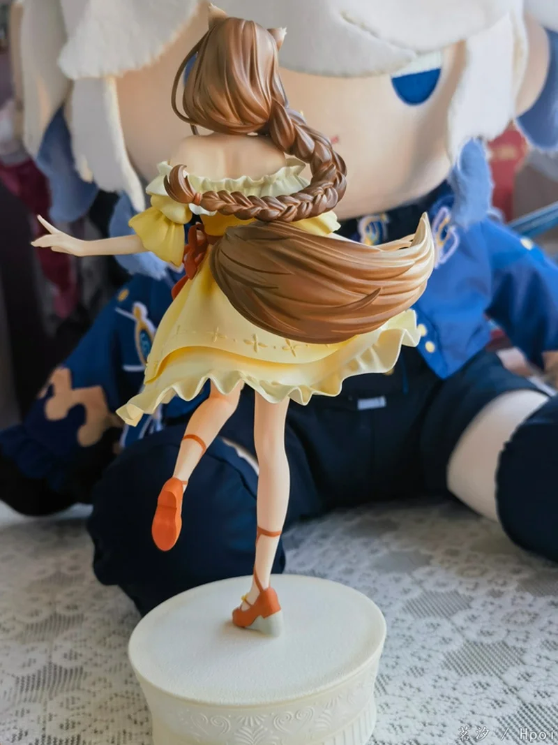 جديد في المخزون حقيقية Furyu Holo TENITOL [MERCHANT يلتقي الذئب الحكيم] المقتنيات سطح المكتب الحلي 1/12 هولو لعبة نموذج