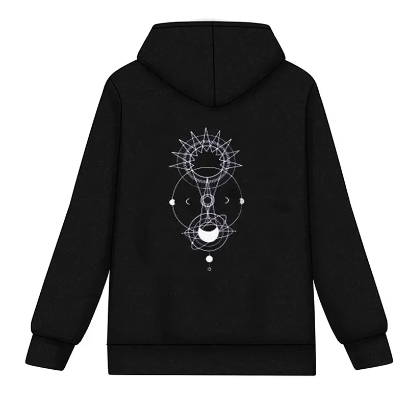 

New TV Series The Eclipse Cosplay Coat Unisex Adult Black Hoodie Spring and Autumn Couple Pullover Sweatshirts Jacket Causal Top