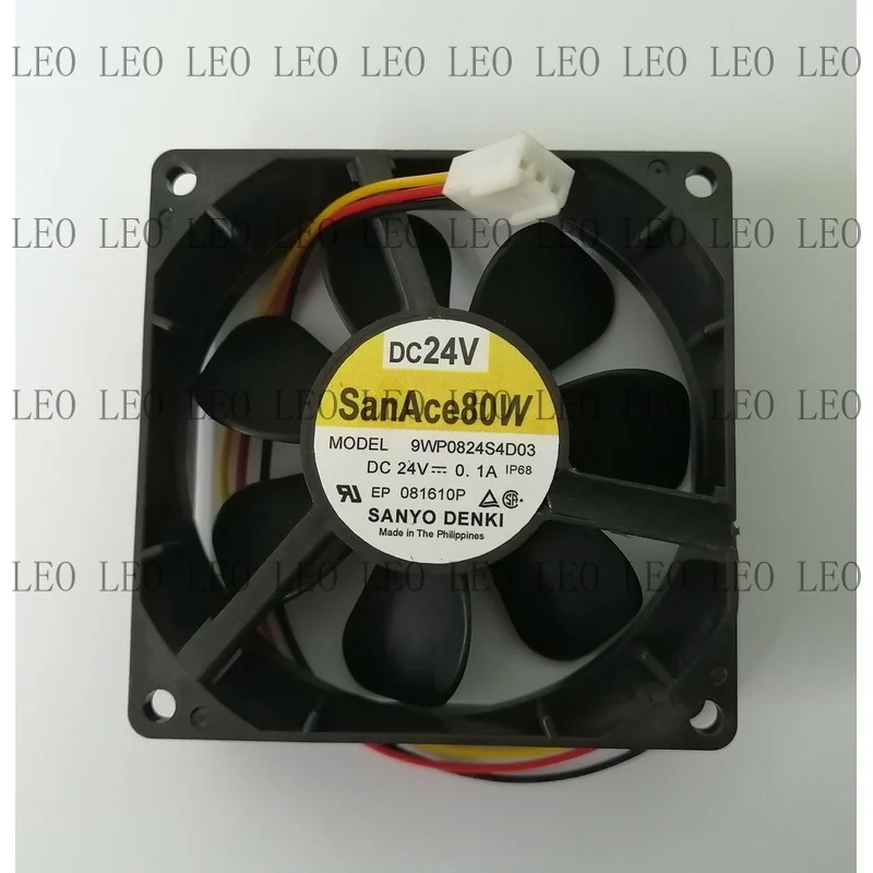 MY 1PC  drive inverter fan 9WP0824S4D03 DC24V 0.1A 8025 8CM 3-PIN