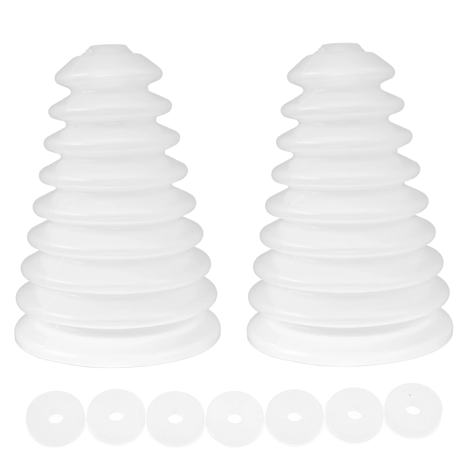 

2Pcs Electric Drill Dustproof Cover Silicone Rubber Bowl Collector Extractor Accessory Lightweight Durable Saw Blade Tool