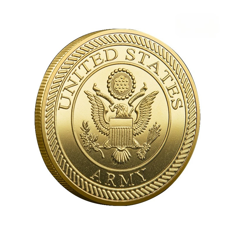 عملة تذكارية للفرقة 101st المحمولة جواً للجيش الأمريكي، لوحة ذهبية، مراوح عسكرية، عملات معدنية قابلة للجمع