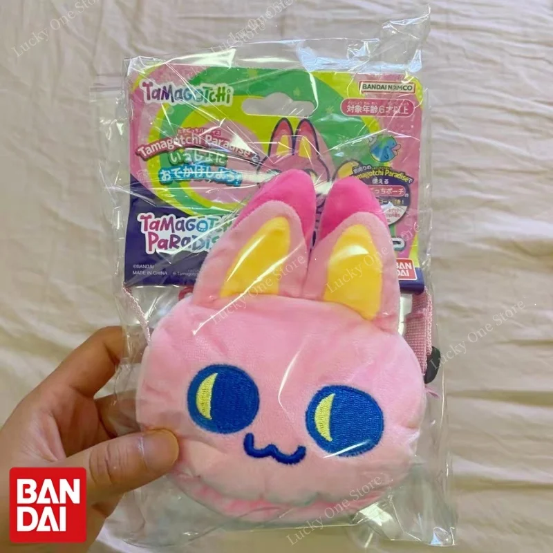 Bandai Tamagotchi Paradise Plush Crossbody Bag Cartoon Character Mini Shoulder Pouch With Adjustable Strap For Fans Daily Use